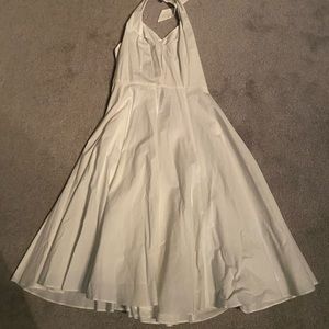 Ann Taylor white halter dress